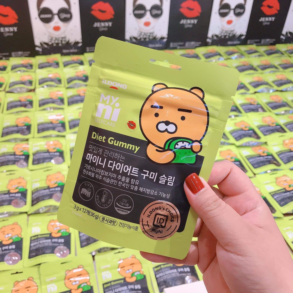 Kẹo Dẻo Hỗ Trợ Giảm Cân Myni Diet Gummy Vị Táo