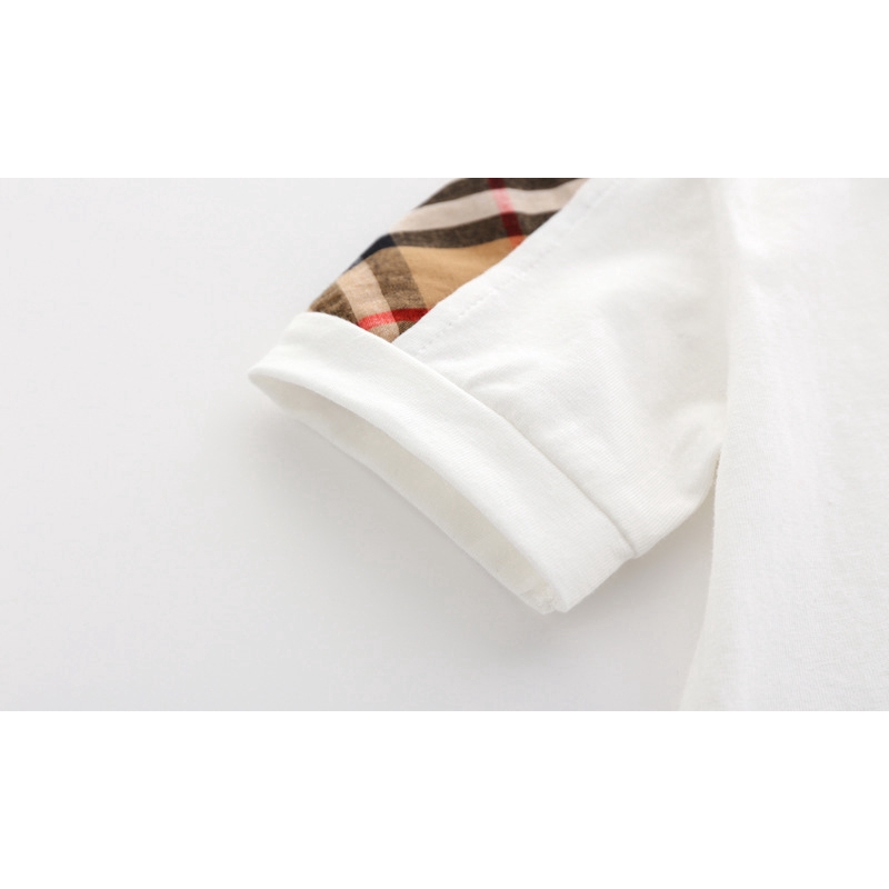 Set đồ liền thân ngắn tay + Mũ + Yếm cho bé trai sơ sinh