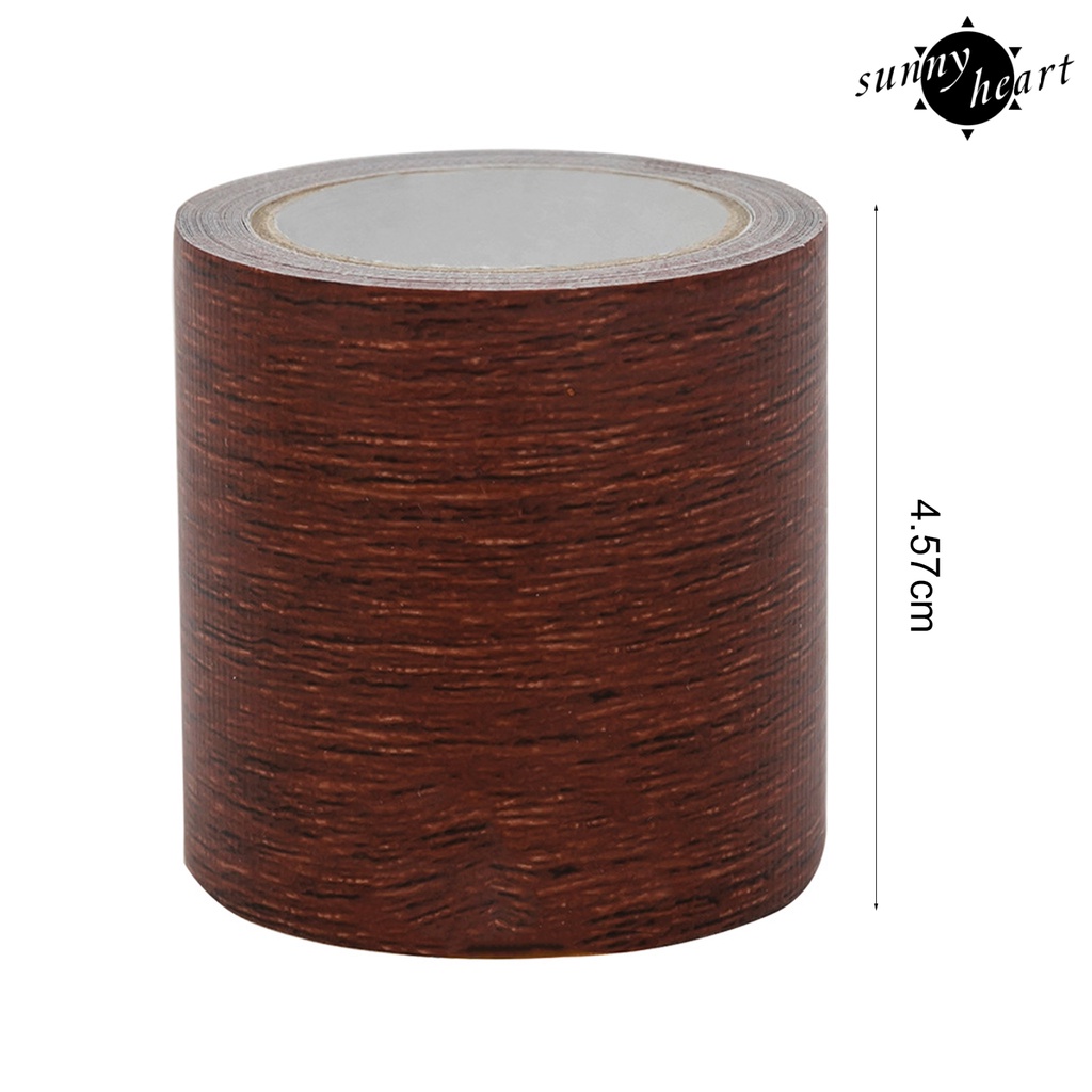 1 Cuộn Băng Keo Dán Sàn Nhà Bằng PE Họa Tiết Vân Gỗ Độ Dính Cao