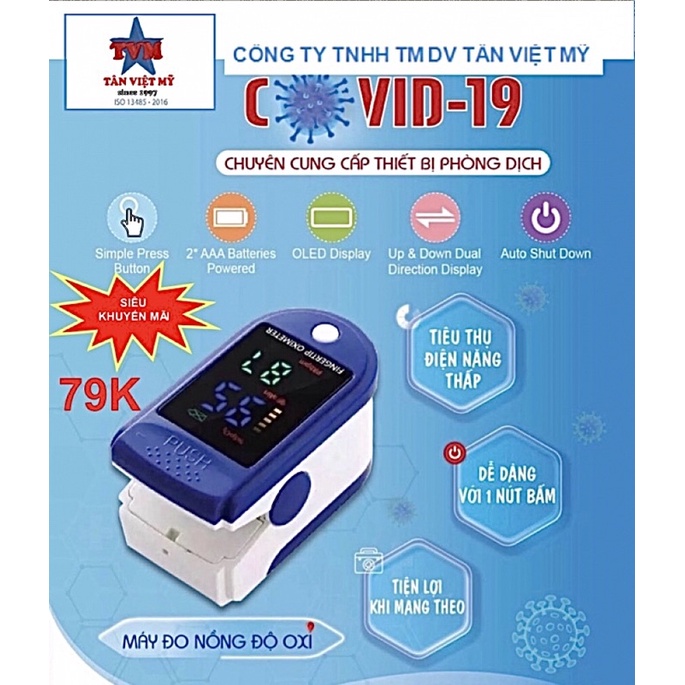 Máy đo nồng độ oxy trong máu Pulse Oximeter LK87| Máy Spo2|