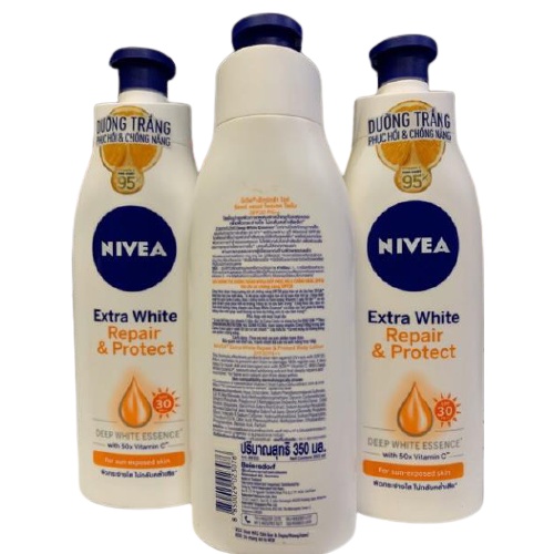 Lotion dưỡng da chống nắng NIVEA Extra White Repair &amp; Protect Body Lotion 350ml