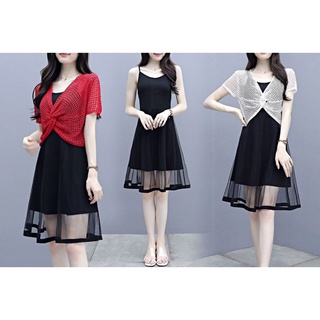 Set áo lưới váy hai dây fullsize 40-130kg
