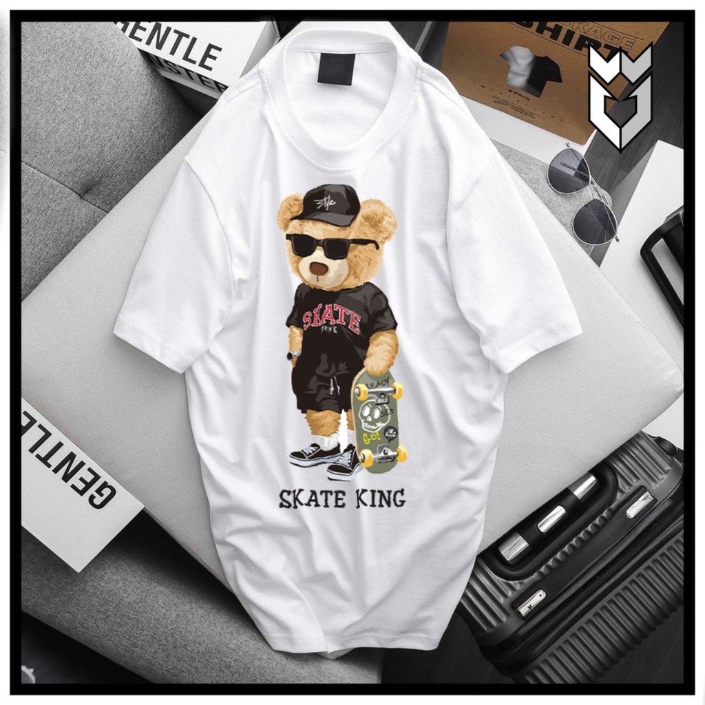 【FREE SHIP】Áo Thun,áo tay lỡ nam nữ unuisex in Gấu Cool Boy Unisex, áo phông chất vải dày mịn co dãn 4 chiều – GW Shop