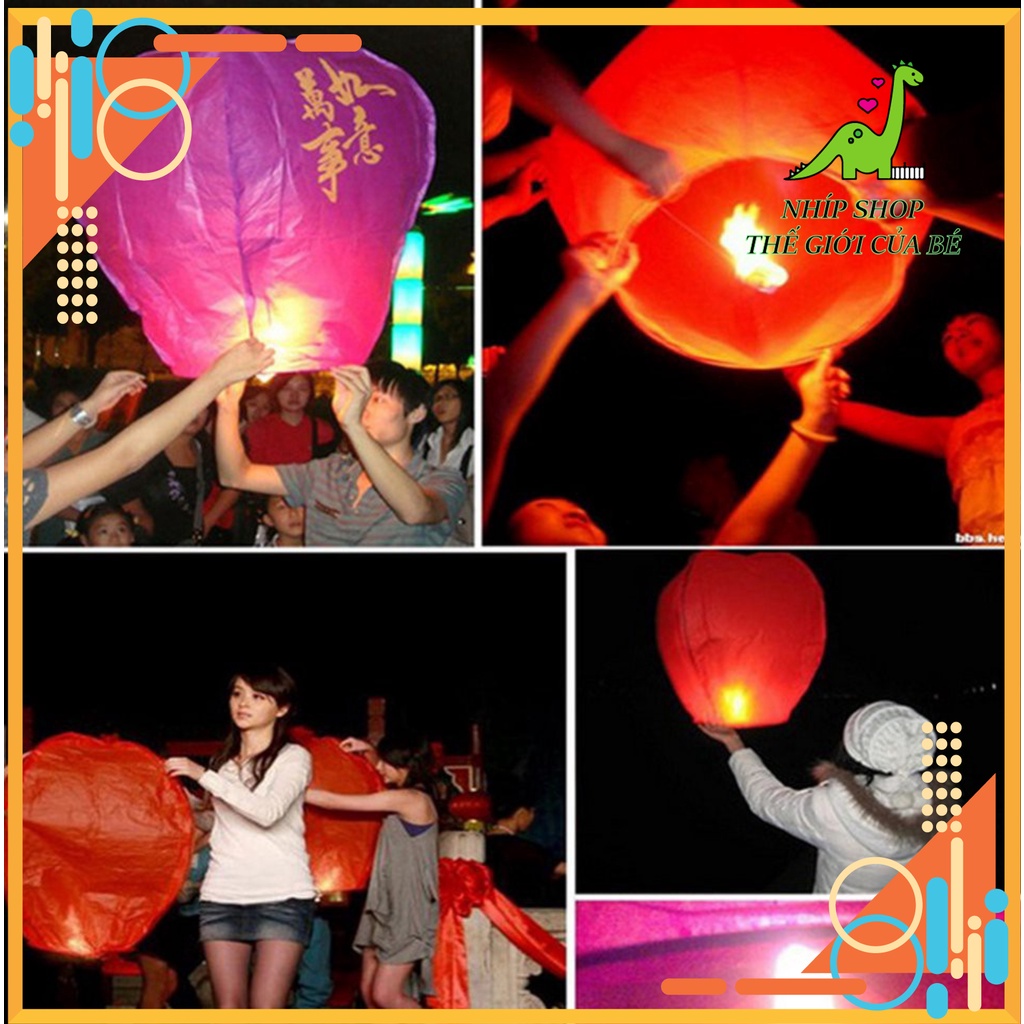 Đèn Lồng Giấy Bay Lên Trời Gửi Điều Ước - Nhíp Shop