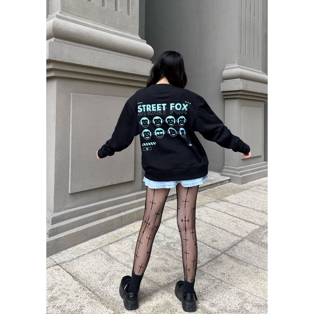 Áo Sweater Nữ Form Rộng Street Fox SW Emotion