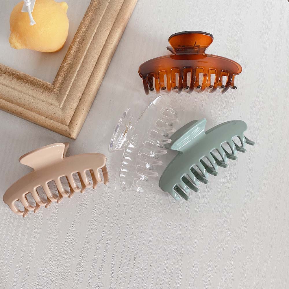Kẹp Tóc Nhựa Acrylic Cỡ Lớn Tiện Dụng Khi Đi Tắm