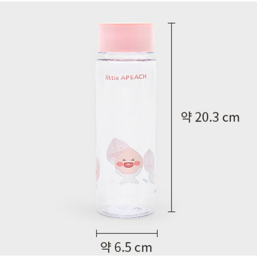 DAISO Bình Đựng Nước KAKAO 500ml Màu Hồng / Xanh Dương