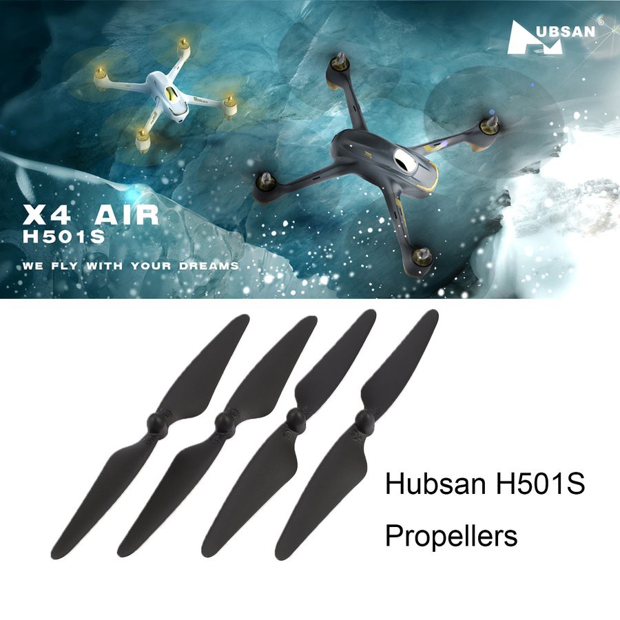COD💕2 Pair Hubsan Propeller CW/CCW Blade for H501S H501C H501A H501M RC Drone