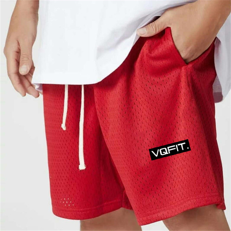 Quần shorts dài tới đầu gối vải lưới phong cách thể thao thời trang mùa hè cho nam