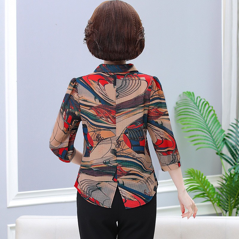 Áo kiểu trung tuổi, áo kiểu tuổi 40 sang trọng, chất liệu mềm mại, thoáng mát, kiểu dáng trẻ trung sang trọng, tôn dáng