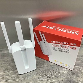 Bộ kích sóng, mở sóng wifi mercusys MW300RE 3 râu- hàng chính hãng