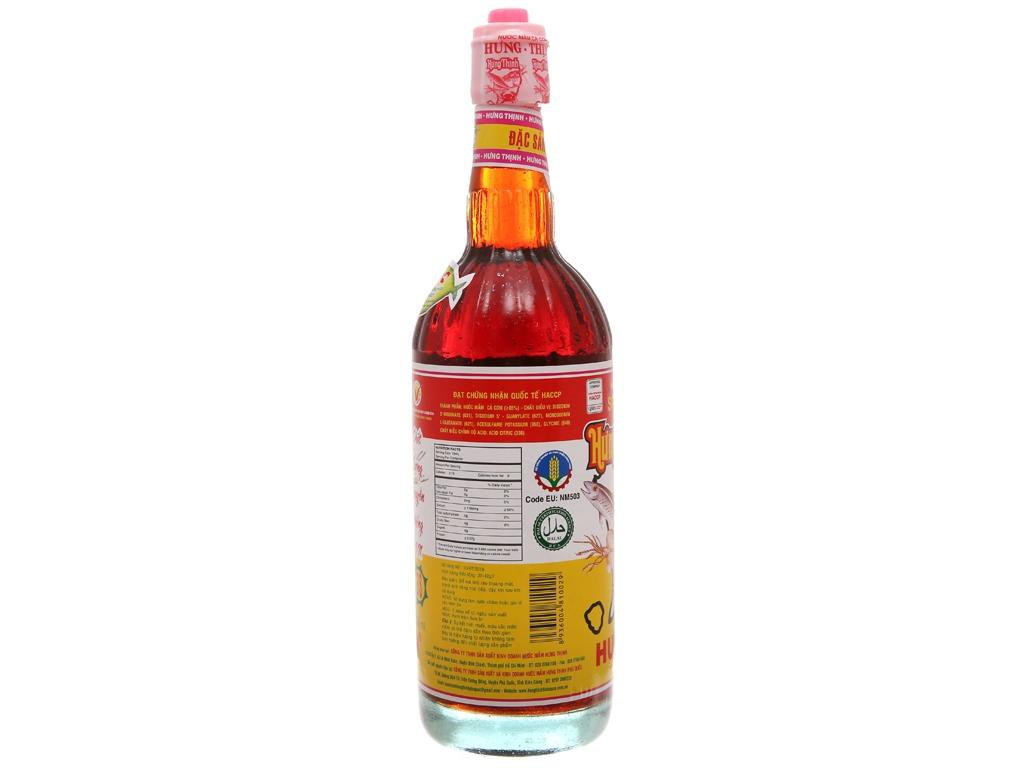 NƯỚC MẮM HƯNG THỊNH 40 ĐỘ ĐẠM 750ML  - 40N FISH SAUCE