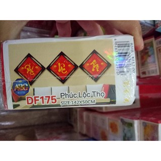 Tranh đính đá Phúc lộc thọ 142*50cm