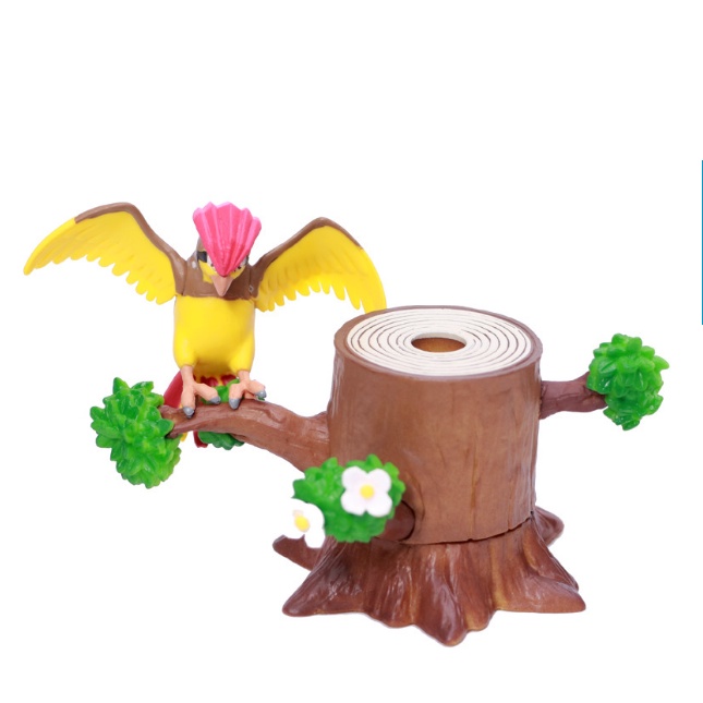 Mô Hình 8 Gốc Cây Rừng Trang Trí Các Nhân Vật Pokemon, Pikachu, Mô Hình Đồ Chơi, Làm Quà Tặng Cho Các Bé, Full Box