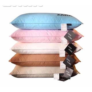 Gối nhập khẩu cao cấp lông vũ nhân tạo Zara home