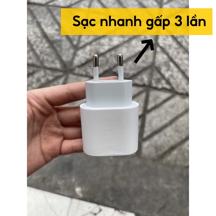 Bộ Sạc Nhanh Iphone 18W Sử Dụng Cho Iphone 11/11 Pro/11 Pro Max/7/7 Plus /8 /8 Plus/ X /Xs/Xs Max bảo hành 12 tháng