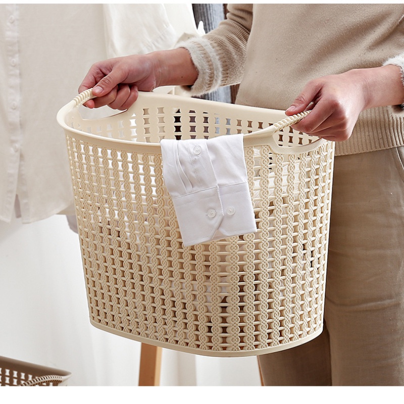 Giỏ Mây Đựng Đồ Giặt Ủi Có Tay Cầm Đa Năng Tiện Dụng