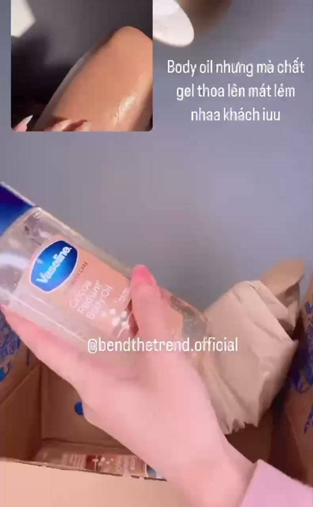 [AUTH-ĐỦ BILL] DẦU DƯỠNG VASELINE COCOA RADIANT BODY OIL DẠNG GEL | BigBuy360 - bigbuy360.vn