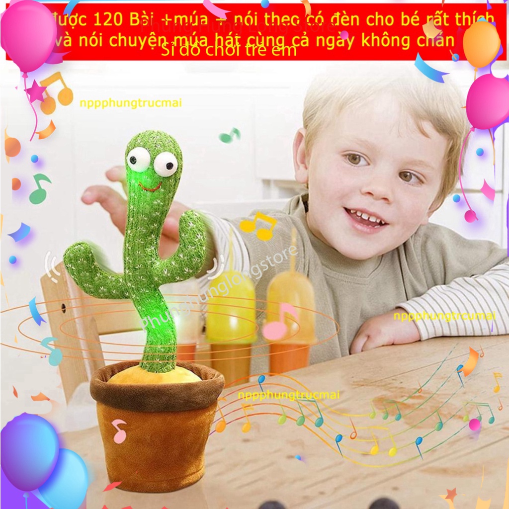 Cây xương rồng nhảy múa vui nhộn phát 120 bài hát nhạc - nhại được giọng nói - hot tiktok