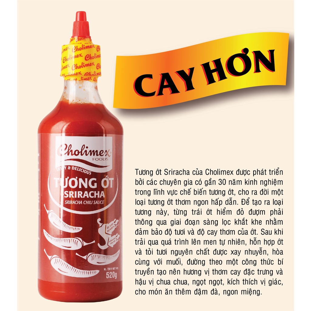 Tương ớt Sriracha 520g
