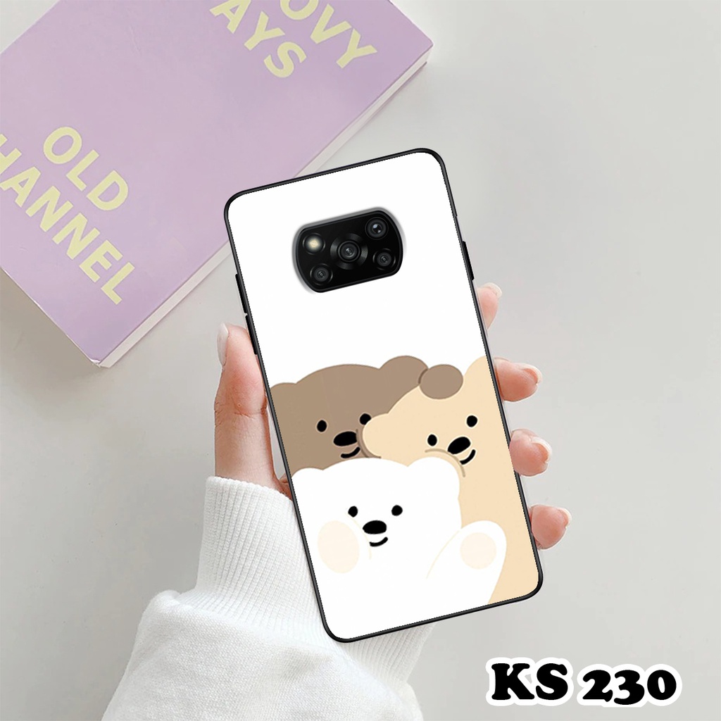 Ốp lưng Poco M3 - Poco X3 - Poco X3 Pro - Ốp in hình gấu bear ngộ nghĩnh