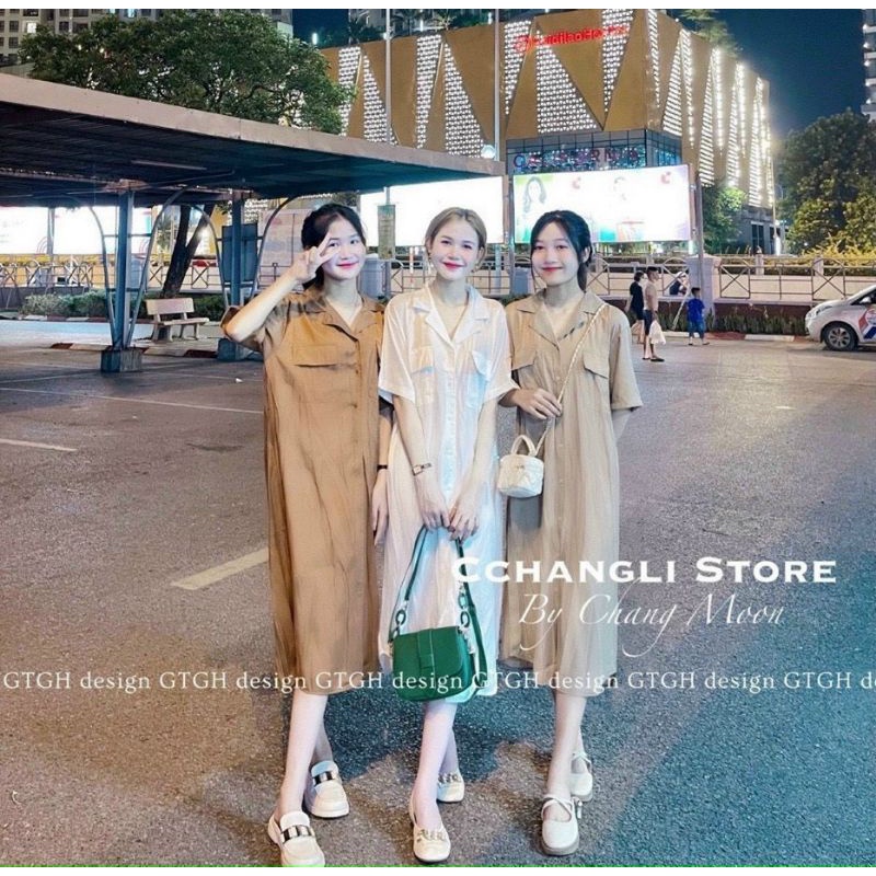 ĐẦM SƠ MI ĐŨI DÁNG SUÔNG DÀI BIGSIZE 60-90KG