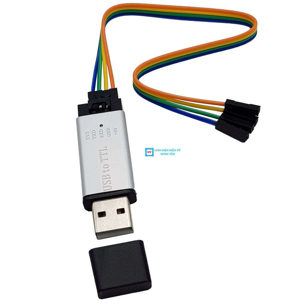 Module Chuyển Đổi CP2102 USB Sang TTL UART Vỏ Nhôm