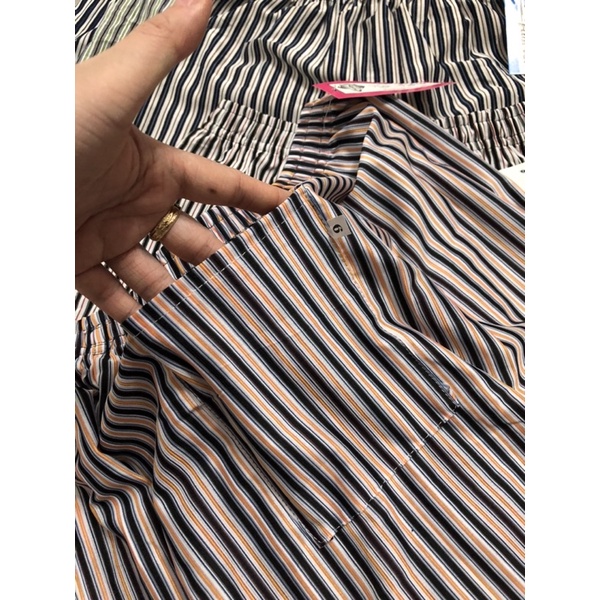 Combo 3 Quần đùi thun sọc mỏng mặc mát ở nhà