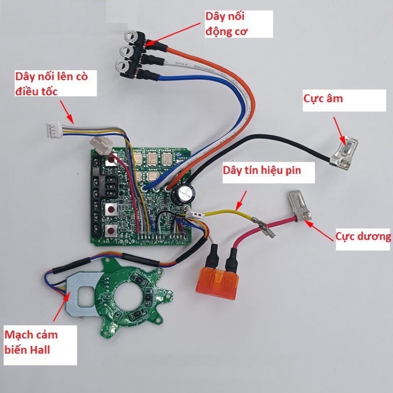 Bo mạch makita 170 kèm phím