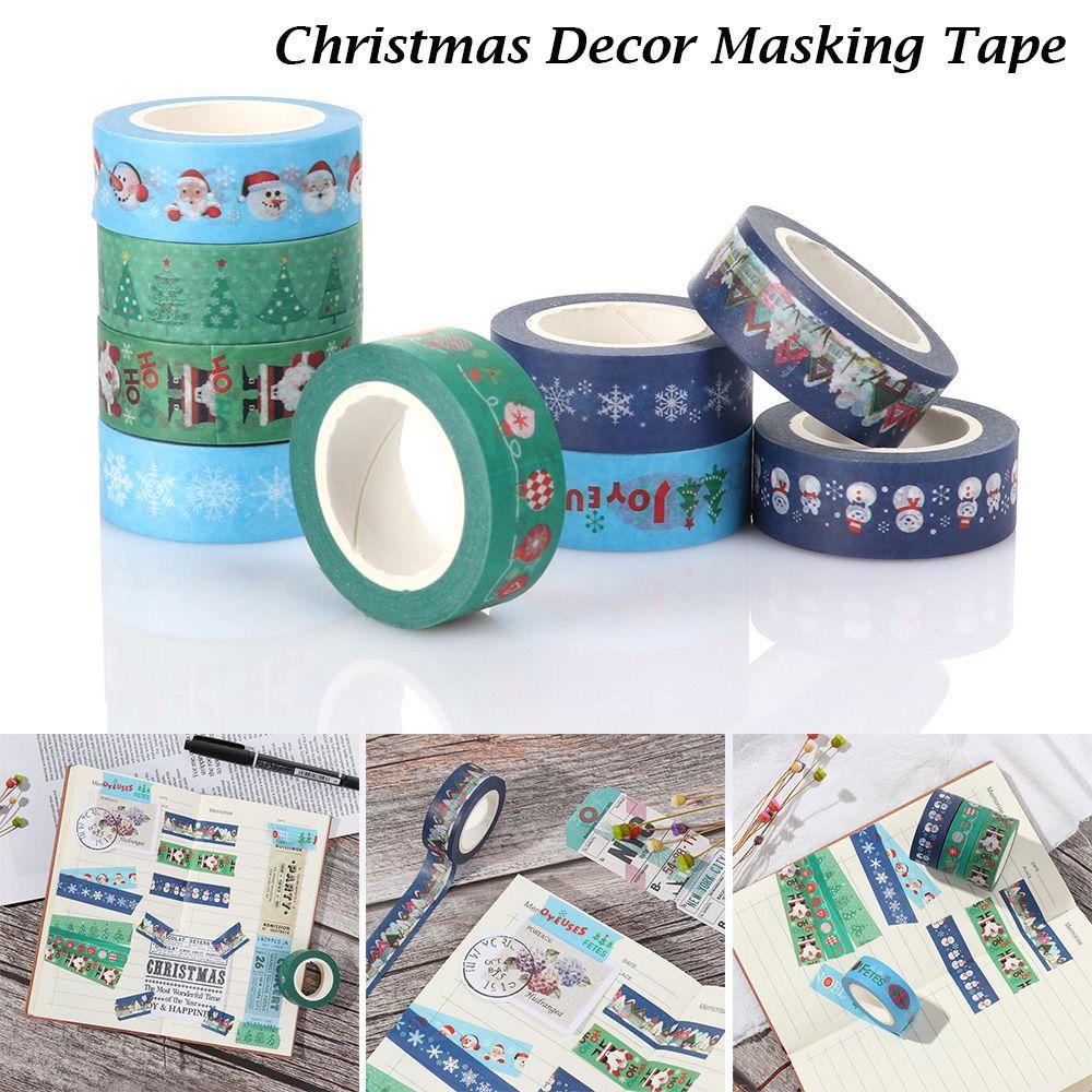 1 Cuộn Băng Keo Dán Trang Trí Album Ảnh Họa Tiết Giáng Sinh