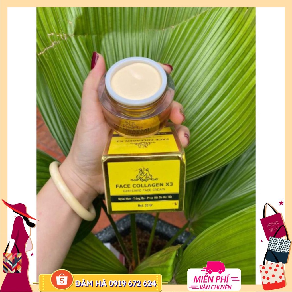 Kem face colagen x3 đông anh chuẩn