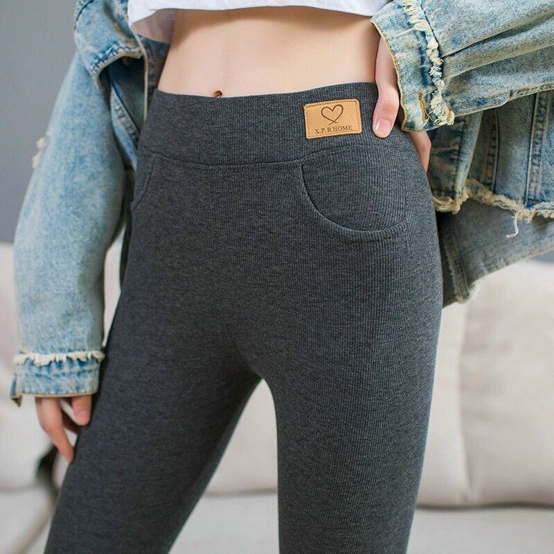 Quần legging tăm lót lông siêu ấm hack dáng cực đẹp