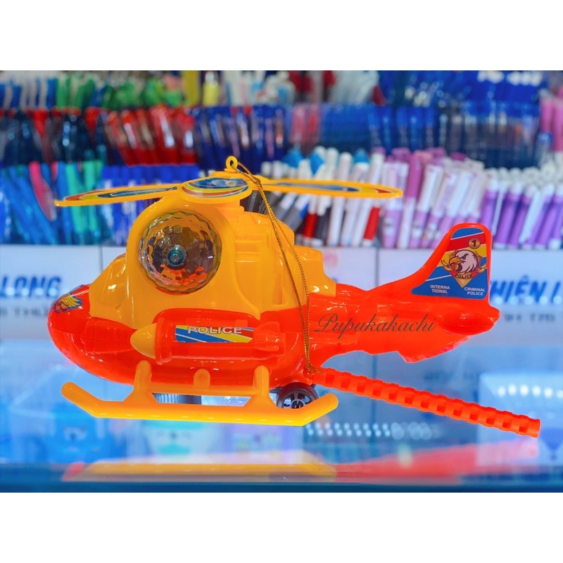 Lồng Đèn Trung Thu Pin Xe Cần Cẩu, Xe Cứu Thương, Tàu Thuỷ, Máy Bay Trực Thăng Full Đèn Nhạc