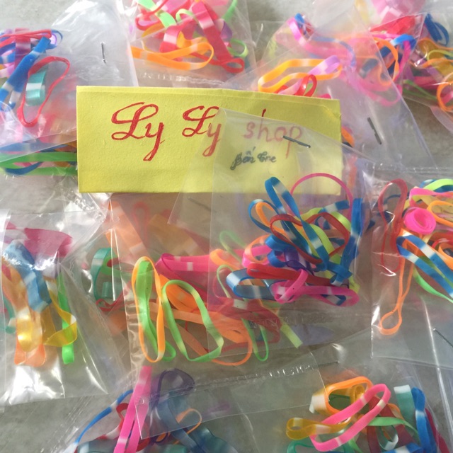 Thun cột tóc màu 1k