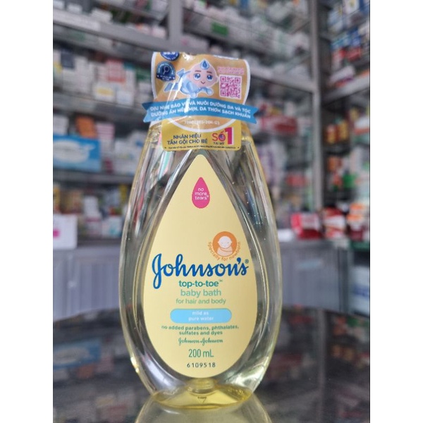 Sữa Tắm Gội Johnson's Baby 200ml