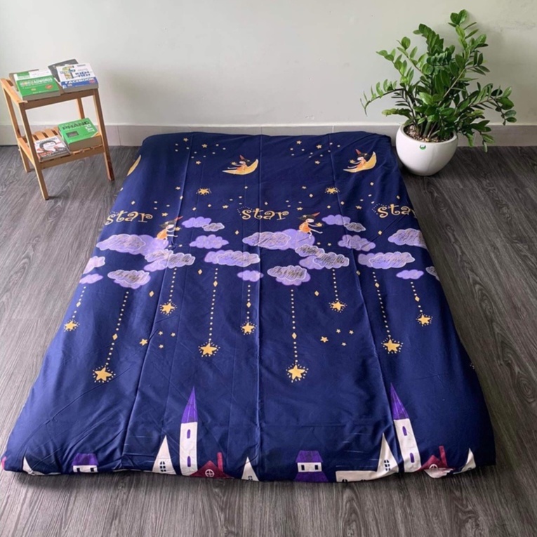 Áo Nệm, Bọc Nệm Topper 2 Mặt có khóa kéo, kích thước 1mx2m, 1m2x2m, 1m4x2m, 1m6x2m, 1m8x2m dùng cho nệm dày 3_9cm