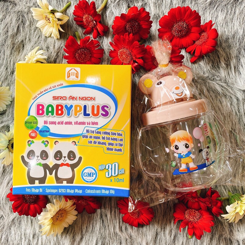 BABY PLUS Siro Ăn Ngon BabyPlus Giúp Bé Tăng Cân Tiêu Hoá Tốt Tăng Cường Đề Kháng Hết Táo Bón