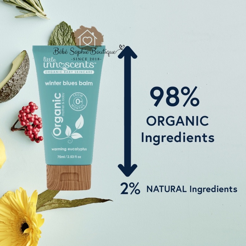 DẦU LÀM ẤM CHO BÉ TỪ SƠ SINH ORGANIC LITTLE INNOSCENTS