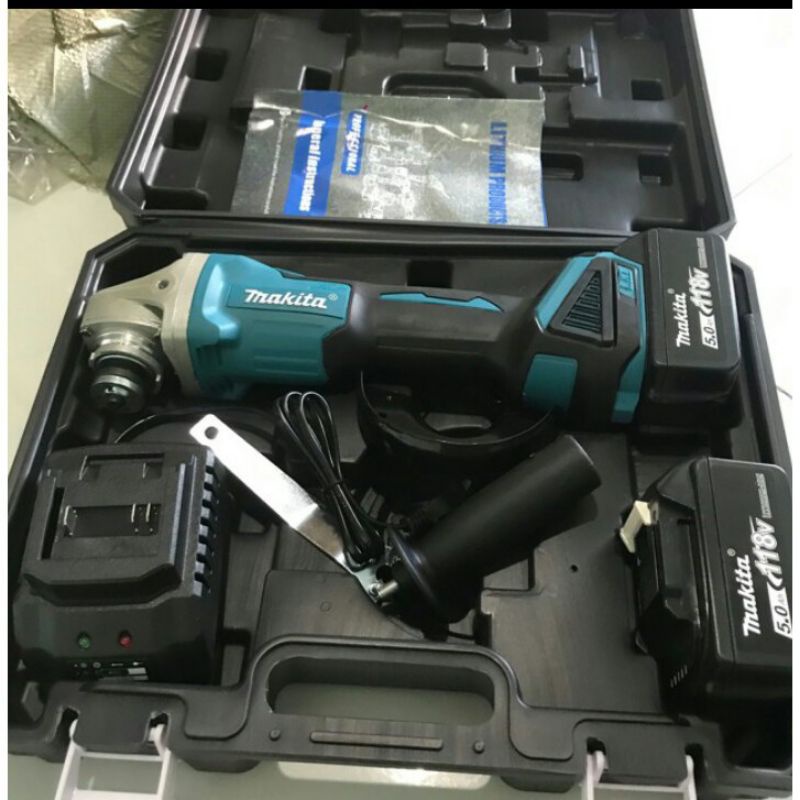 Máy mài góc , máy cắt dùng pin MAKITA,hàng loại 1 ,không chổi than 100% dây đồng