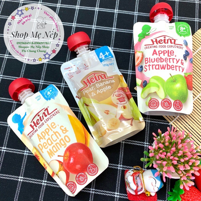 Trái cây nghiền Heinz túi 120g