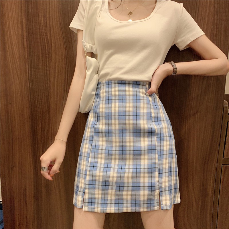 Chân váy kẻ 7 màu | BigBuy360 - bigbuy360.vn