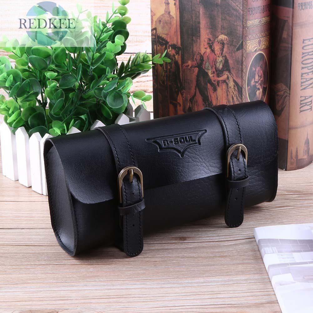 Túi Da Pu Treo Yên Xe Đạp Phong Cách Retro