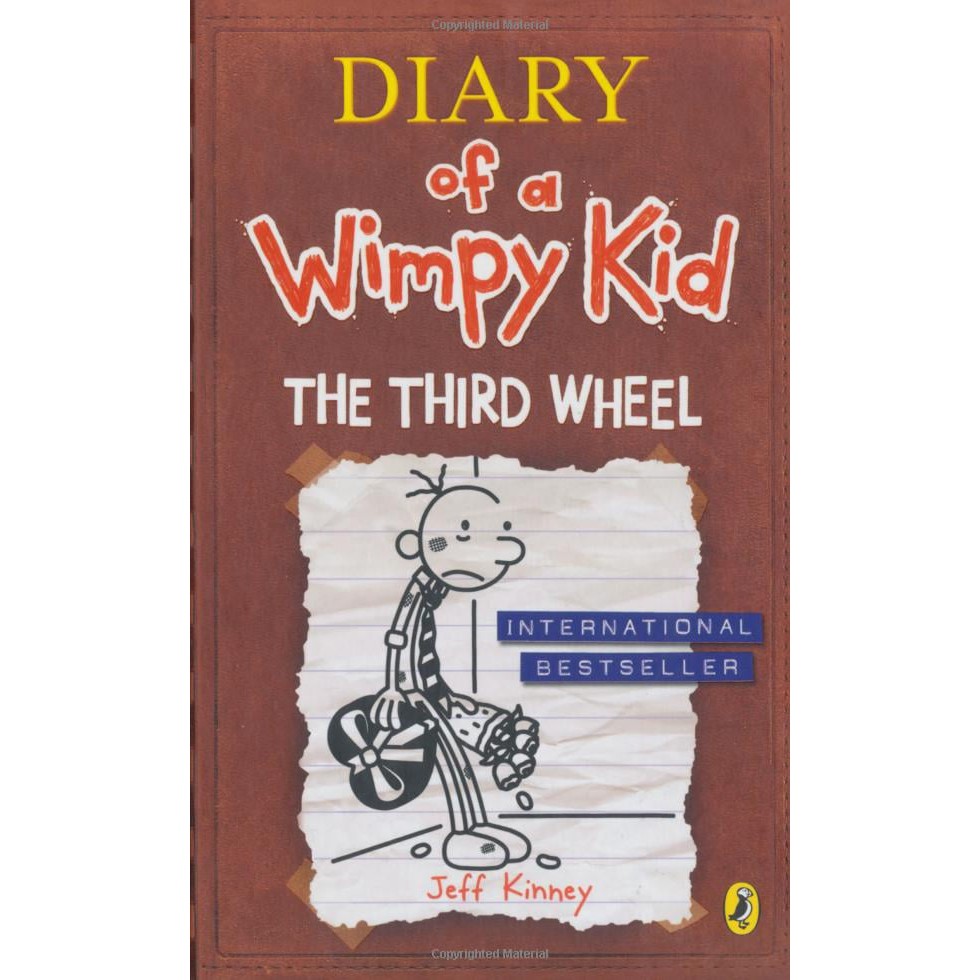 Truyện Ngoại văn: Diary Of A Wimpy Kid/ Chú Bé Nhút Nhát: The Third Wheel - Kỳ Đà Cản Mũi (Book 7) | BigBuy360 - bigbuy360.vn