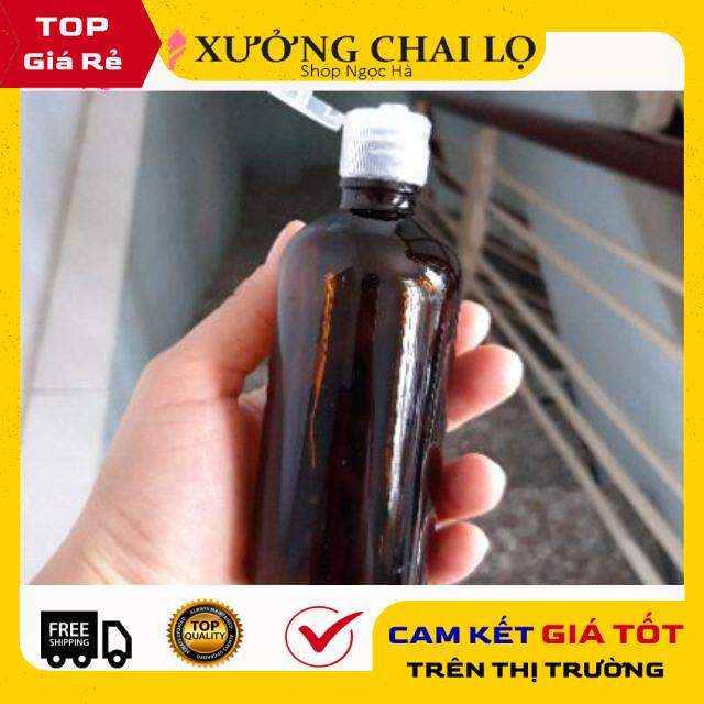 Chai Chiết Mĩ Phẩm ❤ GIÁ RẺ NHẤT ❤ Chai nắp bật thủy tinh 50ml,100ml chiết mỹ phẩm, dung dịch , phụ kiện du lịch