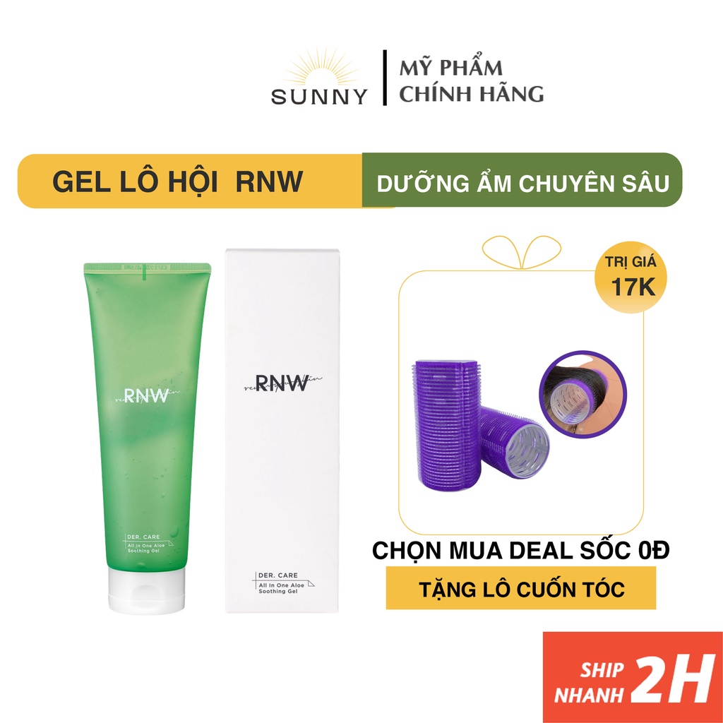 Gel lô hội RNW 250g chính hãng Hàn Quốc giúp dưỡng ẩm và làm dịu da