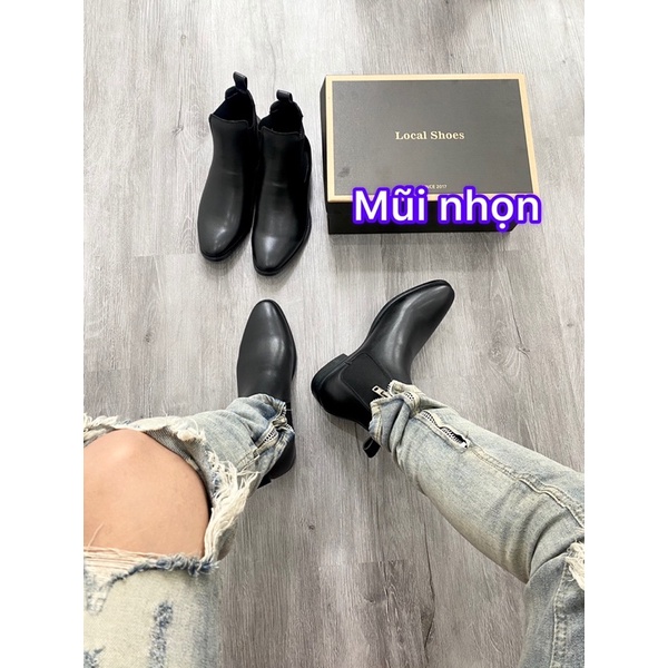 (3 Kiểu Dáng) Chelsea Boots Classic, giày boot nam Local Shoes