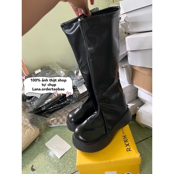 GIÀY BOOT ĐÙI KHÔNG KHOÁ XẺ TÀ