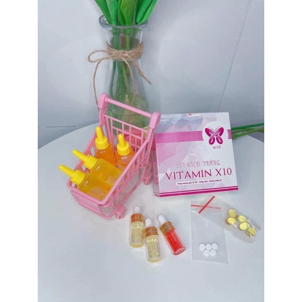 SÉT KÍCH TRẮNG VITAMIN X10 MYO
