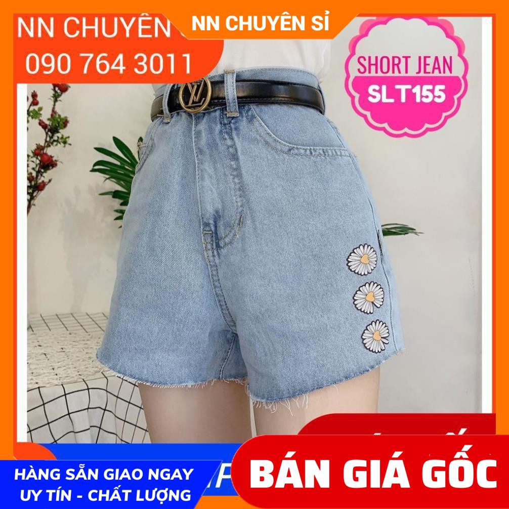 QUẦN SHORT JEAN CỰC CHẤT SLT155 ⚡ẢNH THẬT⚡ SHORT NỮ