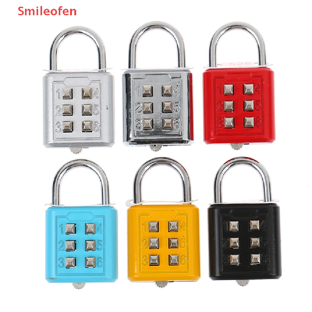[Smileofen] 8 Digits Password Code Combination Padlock Zinc Alloy Suitcase For Luggage Travel Code Smart Lock Code Keyed Anti-thieft Lock New